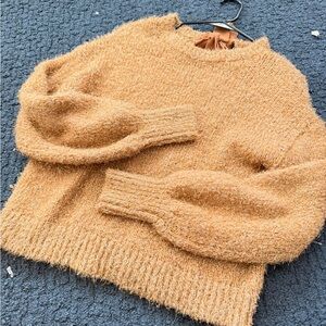 CATO Tan Sparkle sweater